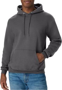 Sudadera con Capucha para Hombre, Tendencia 2026, Color Gris, Corte Regular, Felpa de Algodón, Informal, Color Sólido, con Bolsillo, para Otoño, ODM OEM - Product Image 1
