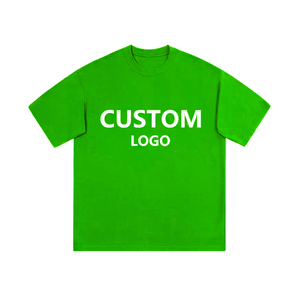 ผู้ผลิตเสื้อผ้าแฟชั่นใหม่ เสื้อยืดโอเวอร์ไซส์ทรงครอปสำหรับผู้ชาย น้ำหนัก 210 กรัม แห้งเร็ว เป็นมิตรกับสิ่งแวดล้อม ป้องกันการเป็นขุย ระบายอากาศได้ดี - Product Image 5