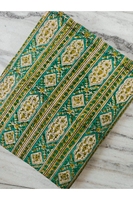 Tissu indien imprimé à la main, magnifique tissu décoratif en coton imprimé floral fait main, pour confection de robes, textile de maison, impression personnalisée