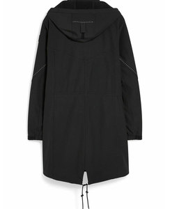 2022 nouveau Style femmes XL taille Softshell veste manteau imperméable coupe-vent noyau coton rempli tissu broderie Rivet lettre - Product Image 6