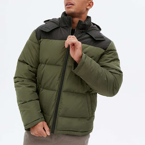 Chaqueta de Plumón Personalizada con Logotipo OEM de Alta Calidad, Chaqueta Gruesa con Capucha para Hombre, Chaqueta Bomber Brillante de Invierno Personalizada para Hombre - Product Image 6