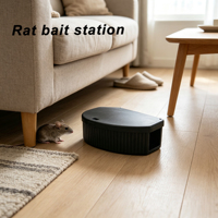 Station d'appât anti-nuisibles sécurisée en plastique pour souris, avec clé de verrouillage, pour cuisine