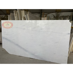 Dalle de marbre blanc cristallin du Vietnam de haute qualité, moderne, imperméable, prix d'usine pour salle de bain intérieure, cuisine, villa, mur, sol - Product Image 4