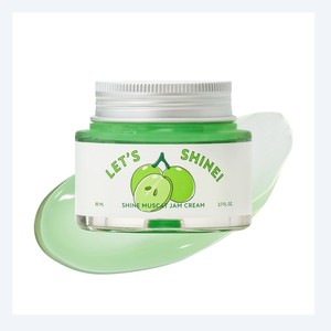 ครีมบำรุงผิวหน้า Let's Shine Shine Muscat Jam Cream ผลิตภัณฑ์ความงามเกาหลี ผลิตในเกาหลี 80 มล.  กรีน ไฮยาลูรอนิค แอซิด - Product Image 6