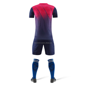 Ensemble d'uniformes de football personnalisés respirants 100% polyester |   Shorts de football sublimés UPF 50 UV grande taille - Product Image 2