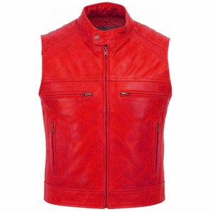 Gilet en cuir pour femme, design personnalisé, coupe ajustée, style motard, couleur personnalisable, pour l'extérieur, la conduite et les voyages - Product Image 5