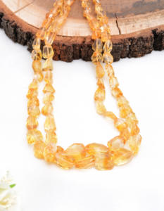 พลอยซิทรินธรรมชาติจากบราซิล ทรงเหลี่ยมเจียระไน สำหรับทำเครื่องประดับชั้นดี - Product Image 2