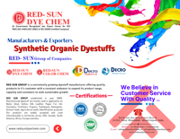 Jaune acide 36 (C.I.) Non. 13065) Colorant Acide Jaune Métanil, Colorants Textiles de Haute Qualité, RED SUN DYE CHEM Fabricants