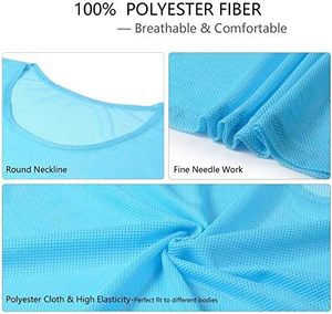 Mesh <b>Training</b> <b>Bibs</b> Lightweight Sports Vest Breathable Jerseys Short Moisture-Wicking Printed Custom Colors Logos Soccer - Product Image 2