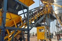 Centrale à béton mobile intégrée Zeyu YHZS90 90m³/h avec contrôle PLC automatique – Équipement de production de béton portable