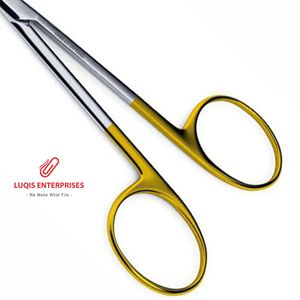 กรรไกรตัดกระจกตา ทังสเตนคาร์ไบด์ แบบหยัก สำหรับผ่าตัด ทำจากสแตนเลสสตีล ความแม่นยำสูง ตัดละเอียด เครื่องมือจักษุแพทย์ - Product Image 3