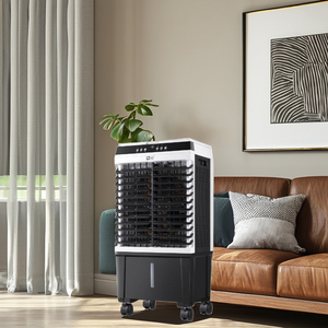 Refroidisseur d'air évaporatif portable sur pied électrique avec télécommande à 3 vitesses pour la maison, le bureau, l'hôtel, l'extérieur et le <span class=keywords><strong>garage</strong></span> - Product Image 1