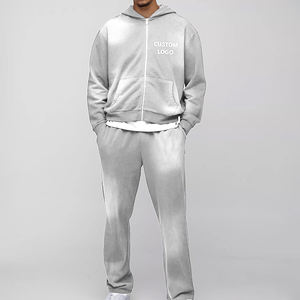 Fabricante de Sudaderas Personalizadas 2026, Sudadera con Estampado Personalizado de Alta Calidad, Sudadera de 600 g/m², Sudadera con Lavado Ácido, Traje Deportivo para Hombre - Product Image 5