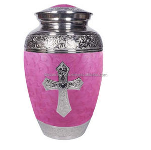 Urna conmemorativa personalizable de urna de cremación de metal decorativa al por mayor de último diseño con diseño pulido a precio mayorista - Product Image 5