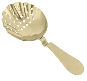 Cuchara Coladora de Acero Inoxidable de Alta Calidad con Acabado Brillante Plateado, Ecológica, Pulido Espejo, Resistente, Tamaño Personalizado, Logotipo Disponible - Product Image 1