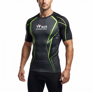 Débardeur Athlétique Homme à Manches Longues Respirant Séchage Rapide UPF50+ Écologique Anti-Bactérien en Tissu Spandex/Polyester - Product Image 1