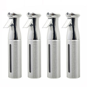 IKZARSA Flacons pulvérisateurs d'huile capillaire antidérapants en métal doré 300ML – Ensemble de distributeurs de brume fine durables et rechargeables - Product Image 4