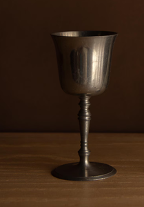 200ml Hand Engraved Brass Chalice <b>Goblet</b> Reusable Siler Finish Round Cold Drink <b>Glass</b> for Home Bar & Decor Use - Product Image 5