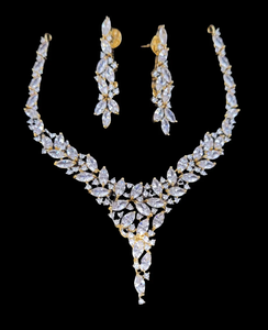 Collar de Diamantes Marquise para Mujer, Oro, Oro Rosa, Oro Blanco, Plata, Diamantes Cultivados en Laboratorio, Certificados por IGI, Joyería Elegante y Atemporal - Product Image 1