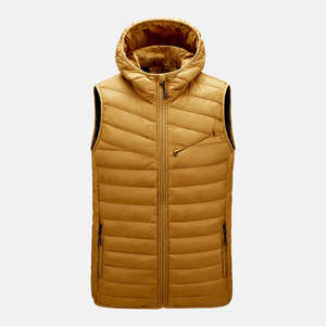Custom Logo Design Quality Fashion Winter Wear Quilted <b>Packable</b> Down Puffer Vest Sleeveless Puff <b>Jacket</b> for Men Streetwear Cloth - Product Image 5