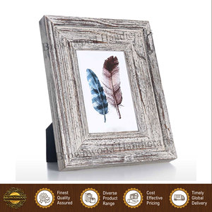 Cadre photo en bois de mangue de qualité supérieure, couleur gris foncé, qualité supérieure, pour la décoration de la maison - Product Image 5
