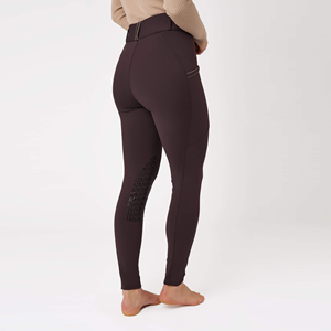 High Quality 4-way Stretch Horse Riding Breeches <b>Leggings</b> Tights <b>Equestrian</b> Wear Pants on Technical Fabric with Soft Feel - Product Image 3