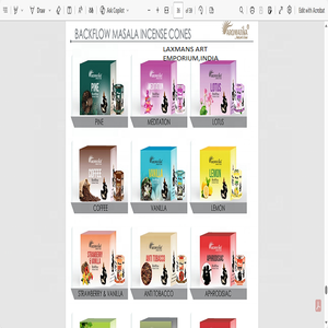 Conos de incienso de reflujo al por mayor de India Vedic Aromatika Conos de incienso de reflujo a granel Mix Match Aroma Masala Conos de reflujo - Product Image 4