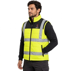 Chaleco de Seguridad para Hombre, Alta Visibilidad, Reflectante, Tejido Resistente, Ajuste Cómodo, Ligero, Tela Utilitaria - Product Image 4