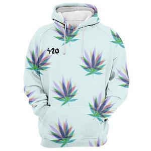 Sudadera con Capucha y Estampado Abstracto Colorido para Hombre, Sudadera de Punto de Poliéster para Otoño, Impresión por Sublimación, Logotipo Frontal - Product Image 4
