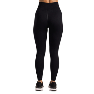 Women's Gym <b>Leggings</b> High Quality Spandex/Nylon <b>Knitted</b> Fitness Wear Mid Waist Breathable Anti-Bacterial <b>Leggings</b> For All Sizes - Product Image 2