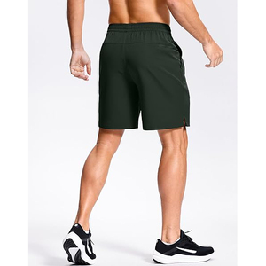 Tecnología de secado rápido, cintura elástica con cordón ajustable, dos bolsillos laterales, pantalones cortos de gimnasio para hombre, para correr, fitness y entrenamiento. - Product Image 2