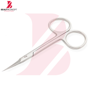 Ciseaux à cuticules à lame incurvée de qualité supérieure, en acier inoxydable de haute qualité, pour éliminer les peaux mortes, pour salon professionnel - Product Image 2