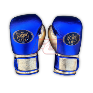 Guantes de Boxeo de Entrenamiento No Boxing No Life, Diseño de Dedos Completos, Cierre de Gancho y Bucle, Cuero Vacuno, Absorción de Humedad, Secado Rápido - Product Image 5
