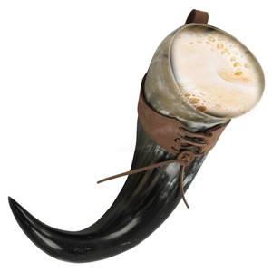 High Quality Authentic Viking <b>Drinking</b> <b>Horn</b> Beer Buffalo <b>Horn</b> Handmade Eco-Friendly FAIZA CRAFT Polished <b>Horns</b> Natural - Product Image 2