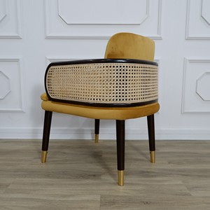 Silla de Comedor Moderna Apilable de Madera con Respaldo para el Hogar - Product Image 3