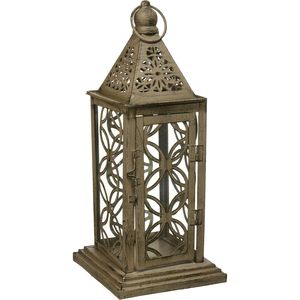 Lanterne à bougie décorative en métal noir, style vintage, pour intérieur, extérieur et mariages, lanterne suspendue. - Product Image 3