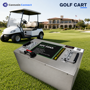 60V 50Ah LiFePO4 Golf Cart <b>Battery</b> Pack with Bluetooth BMS Rechargeable Lithium Iron Phosphate <b>Battery</b> - Product Image 1
