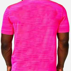 Camiseta Deportiva de Compresión para Hombre, Corte Ajustado, Cuello Redondo, Manga Corta, Color Sólido, Estilo Urbano, 220 Gramos, Transpirable, Spandex/Poliéster - Product Image 6