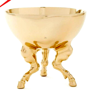 Bol à fruits et noix décoratif en aluminium nickelé, design vintage, fait main, écologique, pour fêtes et restaurants - Product Image 2