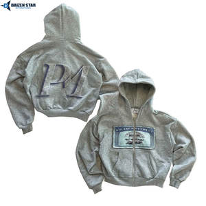 Sudadera con Capucha Oversize para Hombre y Mujer, de Algodón Grueso y Felpa, con Logotipo Personalizado, Estilo Urbano - Product Image 6