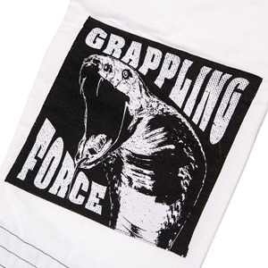 Trajes de Jiu Jitsu Premium Albino y Preto Batch 61 Grappling Force (Blanco), Uniforme de Entrenamiento de Algodón Resistente - Product Image 6