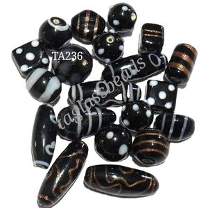 ลูกปัดแก้วคริสตัลโคมไฟผสมแฟนซี10มม. ทำด้วยมือสำหรับทำเครื่องประดับลูกปัดหลวม - Product Image 1