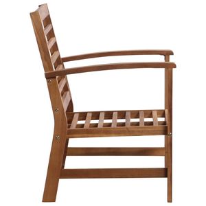 Set da esterno in legno di Acacia massiccio 4 pezzi Set da salotto Premium - Product Image 5