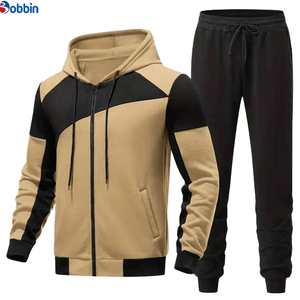 Conjunto Deportivo de Otoño para Hombre, Estilo Urbano, Transpirable, Estampado, Sudadera con Capucha y Pantalones Deportivos de Algodón + Talla Grande - Product Image 5