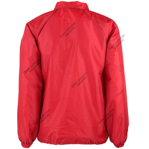 custom sorority and fraternity line <b>jacket</b> KAP coach <b>jacket</b> waterproof PU fabric embroidery Greek letters with mesh lining - Product Image 2