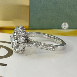 แหวนเพชรเพาะเลี้ยง 2.80 กะรัต รับรองโดย IGI สำหรับผู้หญิง ทอง 14K 18K แหวนหมั้นหรูหรา ของขวัญเครื่องประดับเจ้าสาวสำหรับงานแต่งงาน - Product Image 5