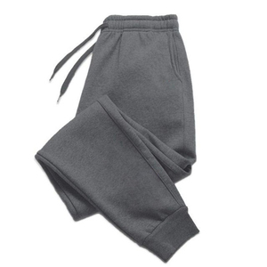 Pantalones Deportivos de Forro Polar Rojos para Hombre, Cintura Elástica con Cordón, Casuales, Transpirables - Product Image 3