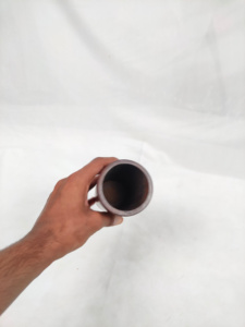 Wholesale Finnish Beech Wood Nordic Style Eco-Friendly Tea <b>Cup</b> <b>Saucer</b> 250mL High-Value Rubber Wood Handle Milk Tea Water Mixing - Product Image 2