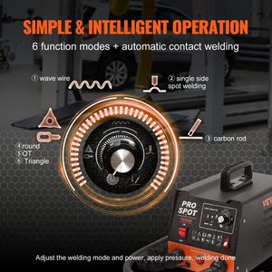 3KW Auto corpo punto saldatore ammaccatura Kit di riparazione 6 modalità 16 tipi accessori per Auto camion moto estrattore - Product Image 3