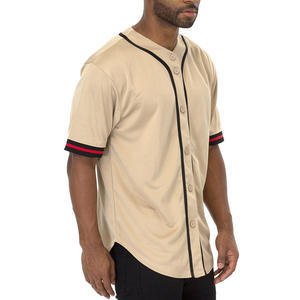 Camiseta de Béisbol para Hombre a Precio Accesible, Transpirable, de Manga Corta, Corte Regular, Color Sólido, Ropa Deportiva, Camiseta de Béisbol en Venta - Product Image 2